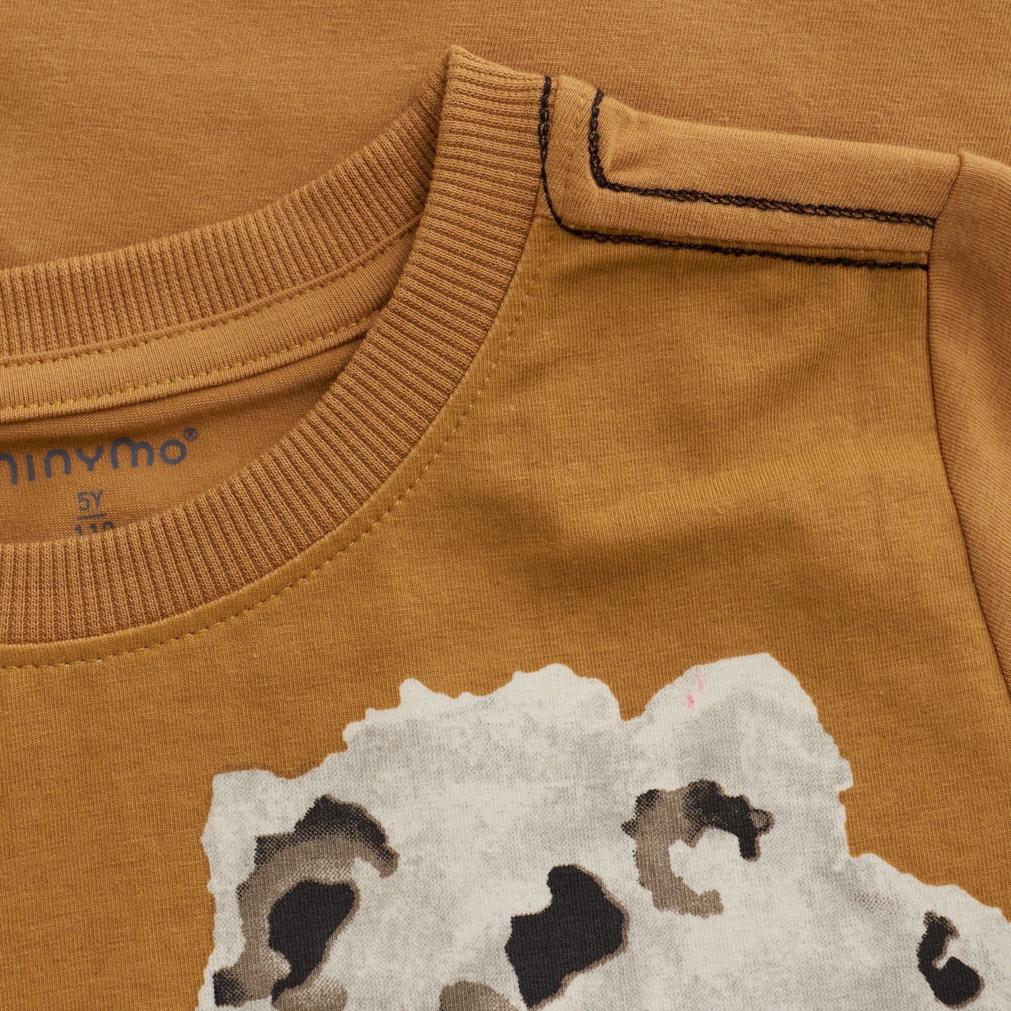 Minymo - Big Cat Short Sleeve T-shirt - 5 Years