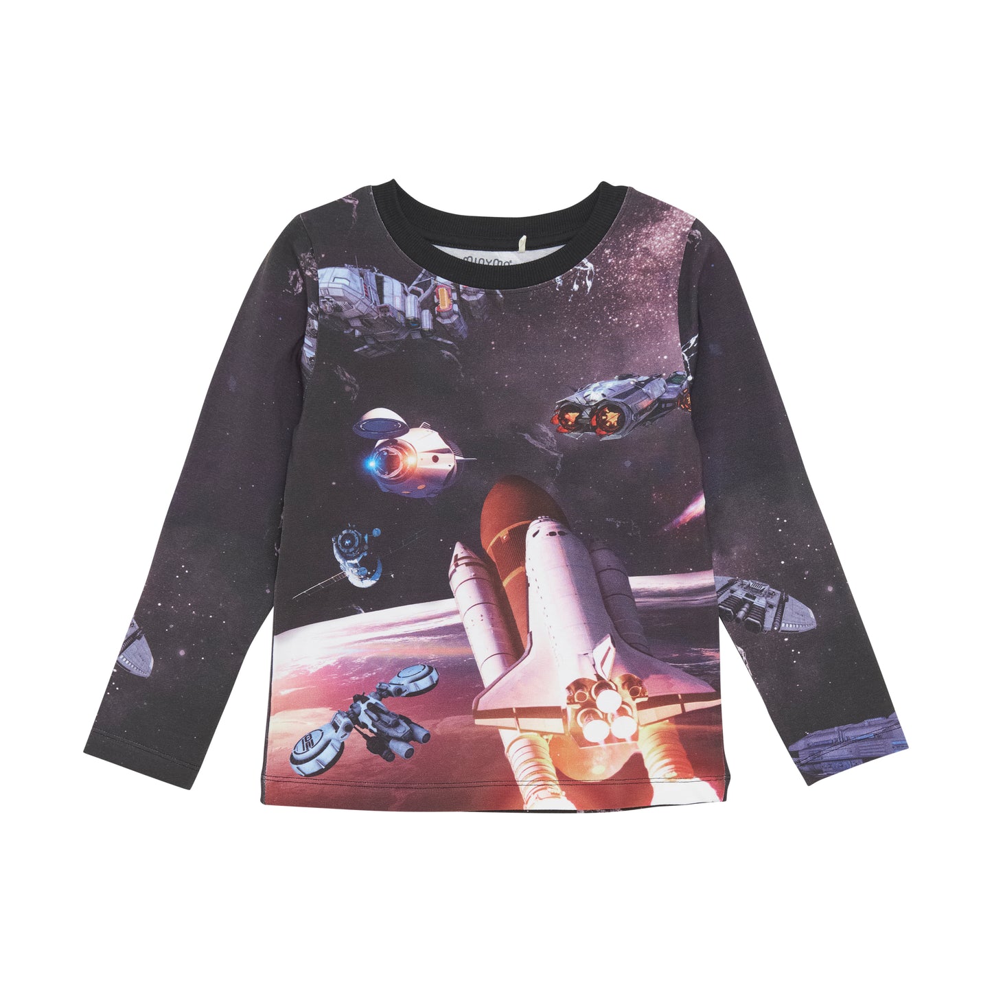Minymo - All Over Space Print Long Sleeve T-shirt LS - 5 Years
