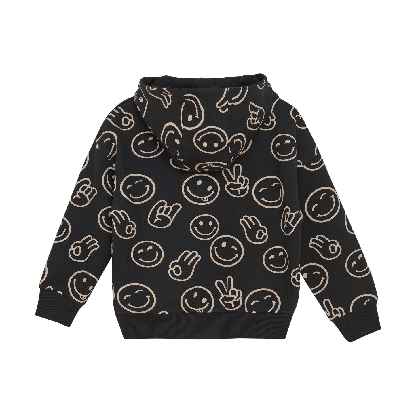 Minymo Hooded Sweatshirt - Emoji Faces