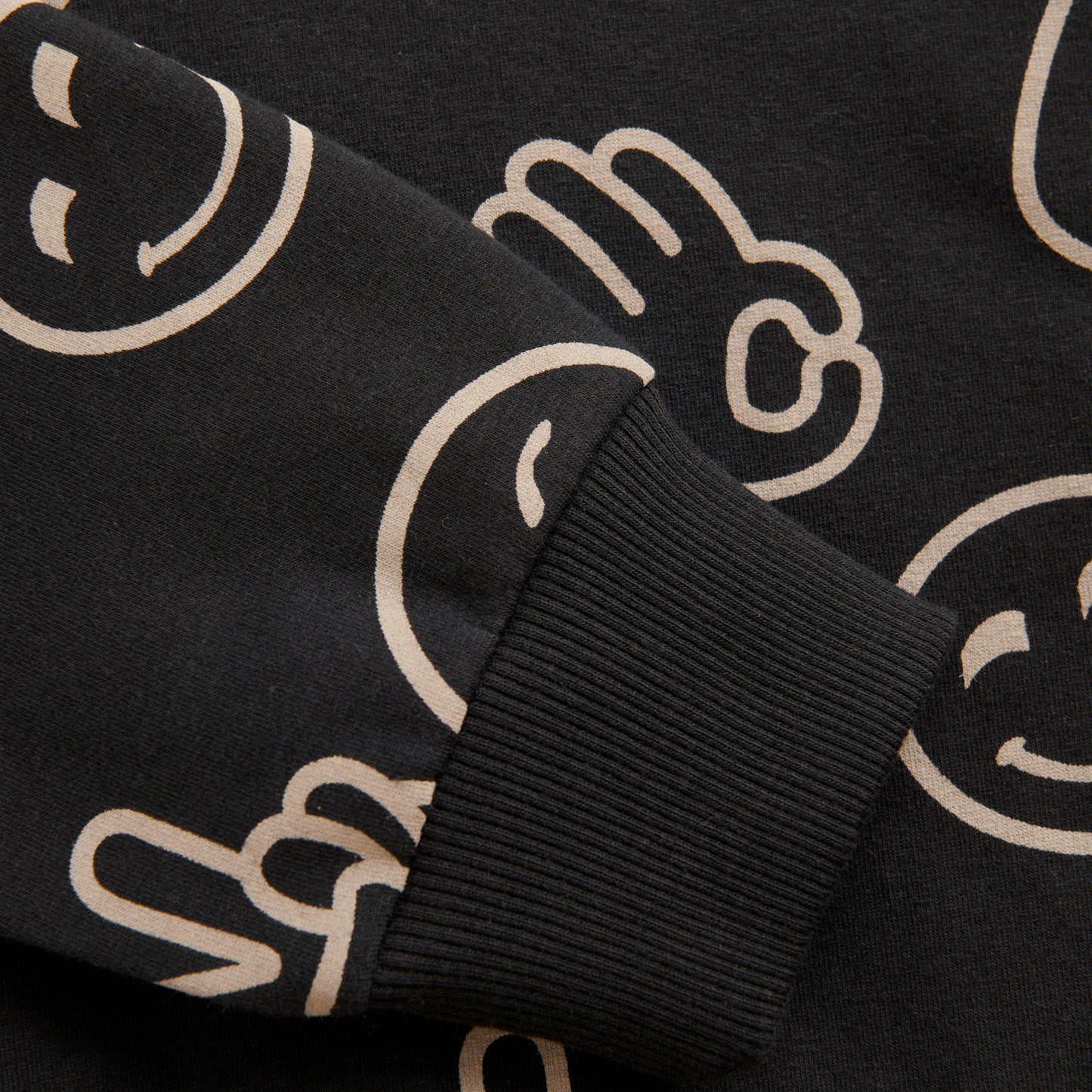 Minymo Hooded Sweatshirt - Emoji Faces