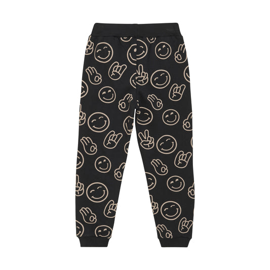 Minymo - Smiley Face Sweatpants - 5Y