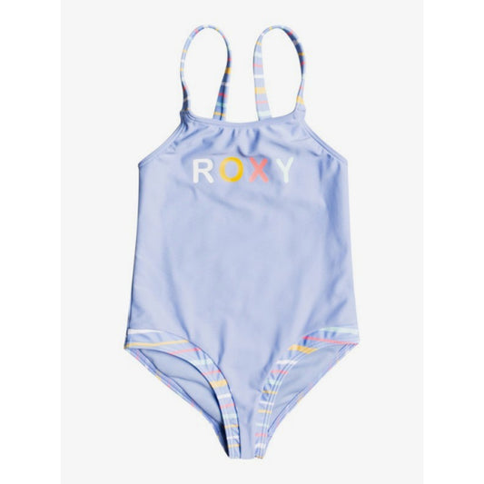 Roxy - Stripy Wave One Piece - 5Y