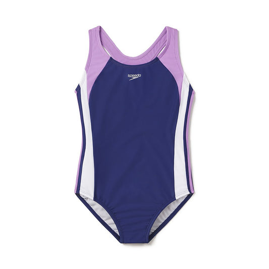 Speedo - Girl's Infinity Splice One Piece Purple