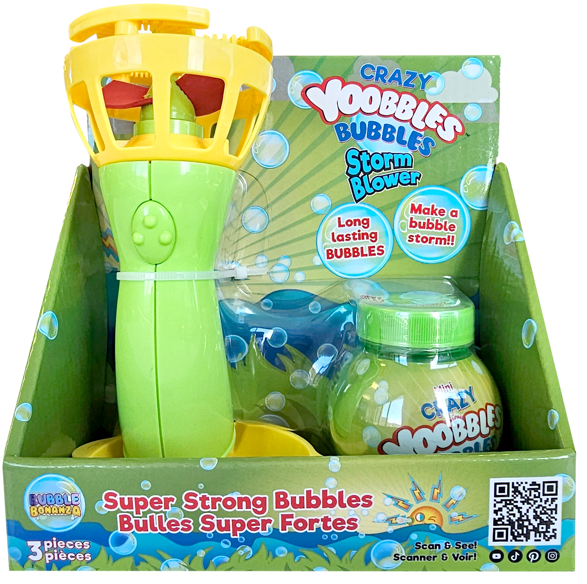 Wishbone Products - Crazy Catchables Bubble Storm with Solution