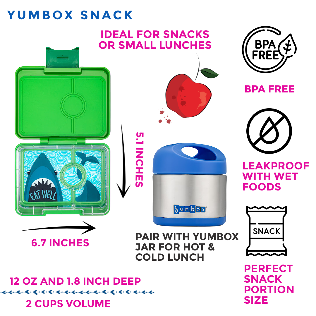 Yumbox - Yumbox Snack - Small Size Bento Lunch Box