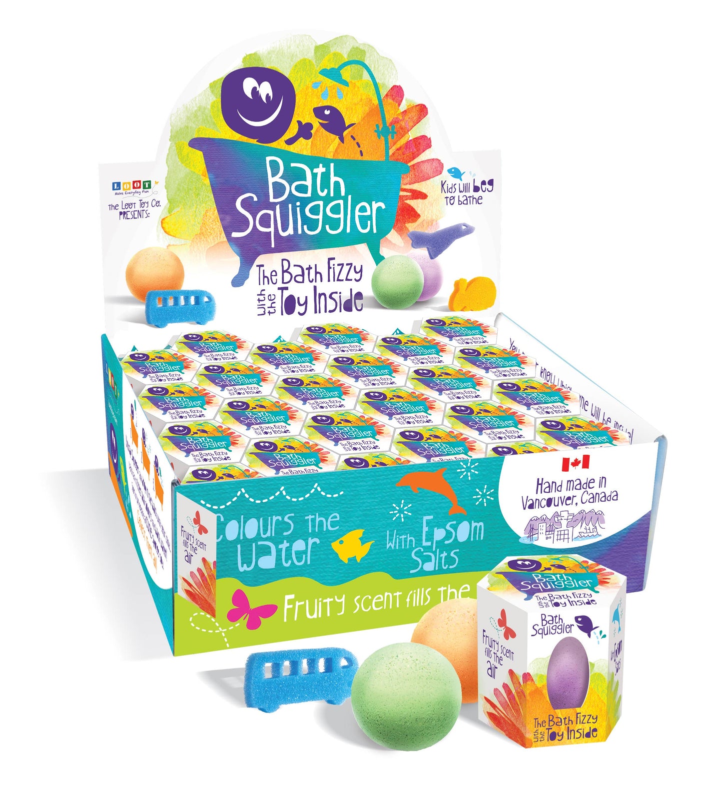 Loot Toy Company - Bath Squiggler Display Box (48 units)