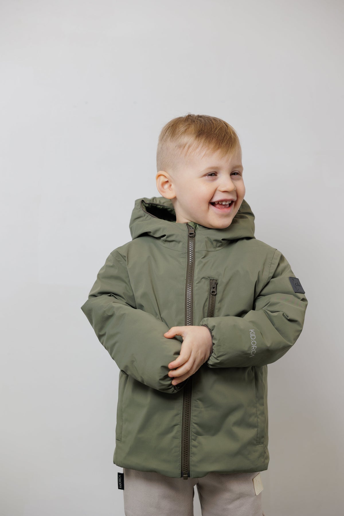 KidORCA Porteau Reversible Waterproof Puffer Jacket