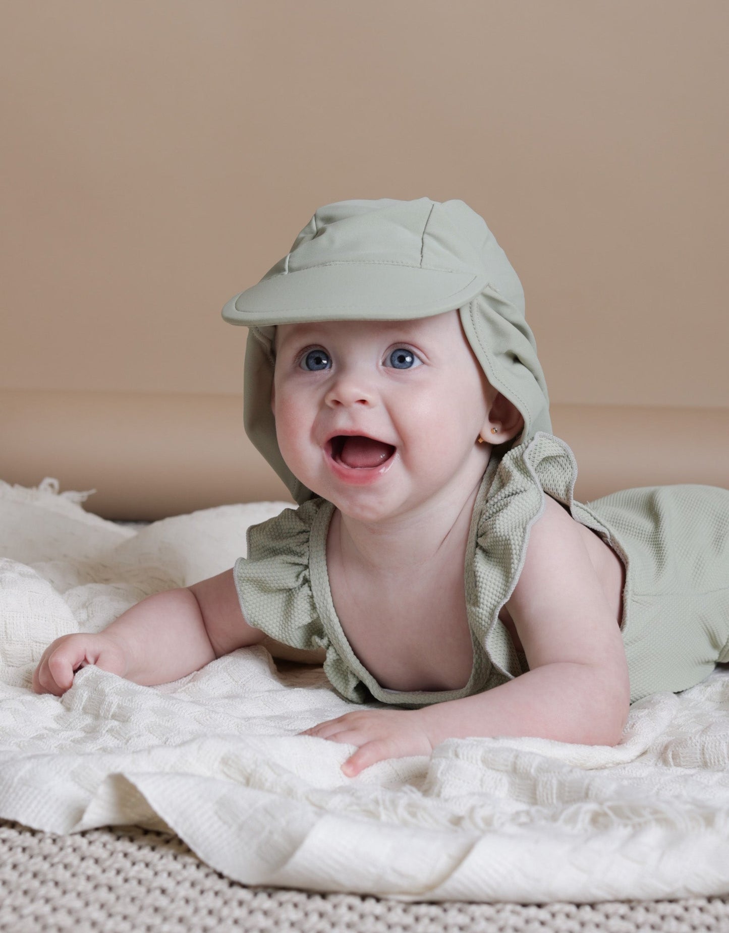 KidORCA Waffle Weave Swimsuit - Sage