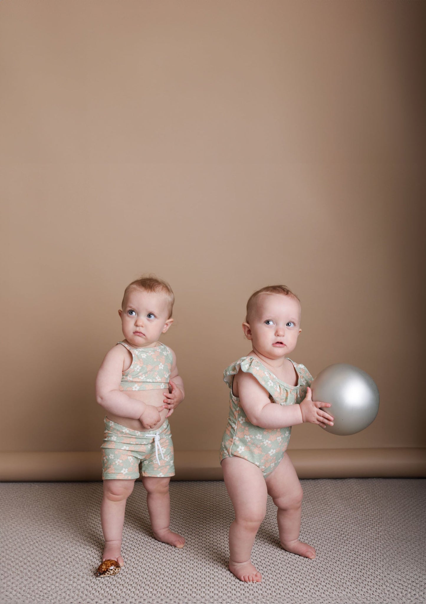 KidORCA Ruffle Swimsuit - Lalliana / Coconut