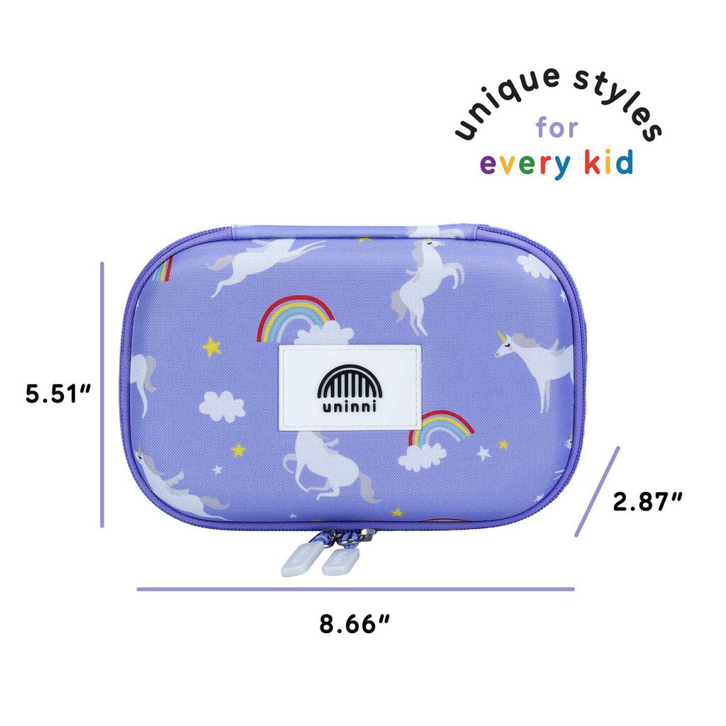 Uninni - Arden Pencil Case - Rainbow Unicorn