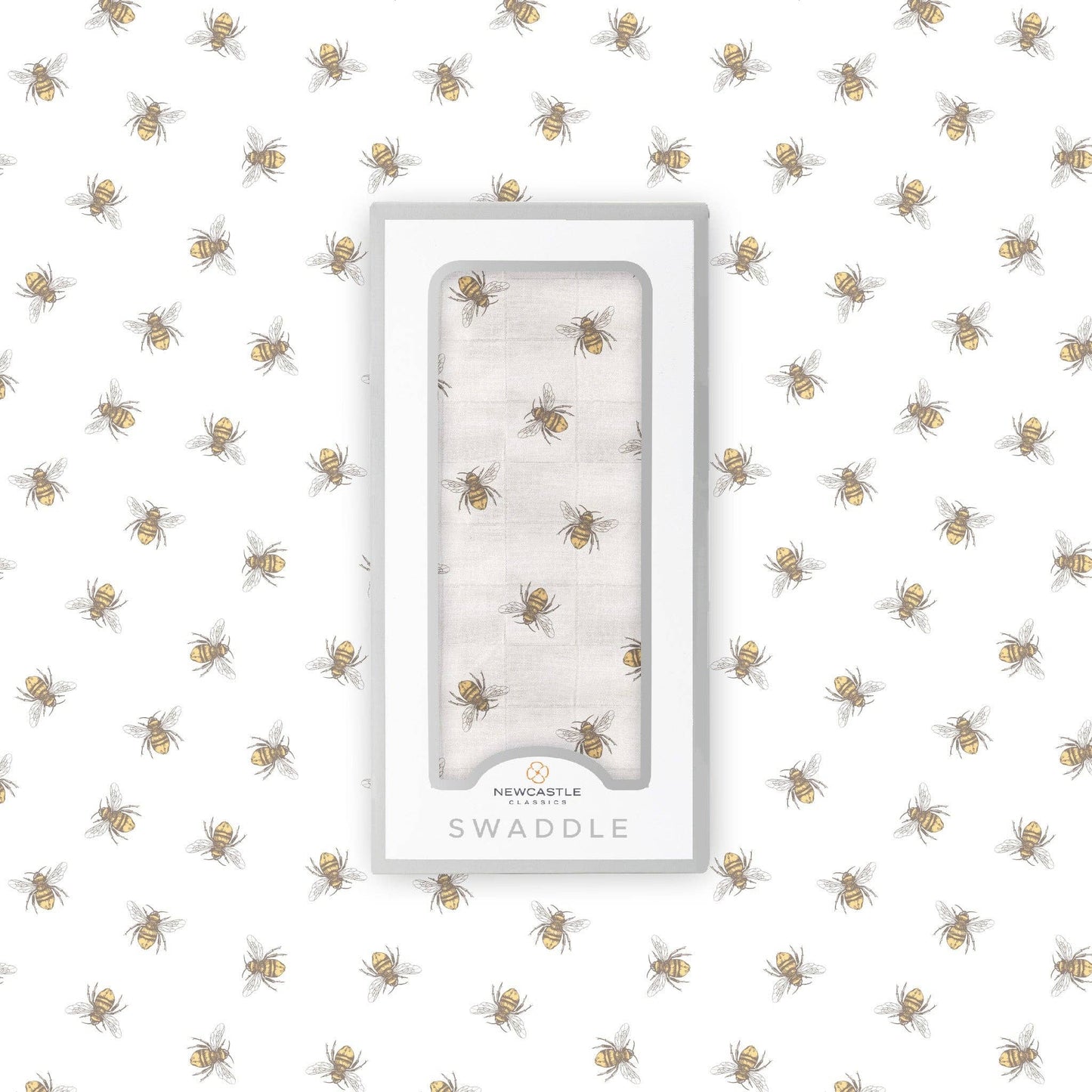 Newcastle Classics - Honey Bee Bamboo Swaddle
