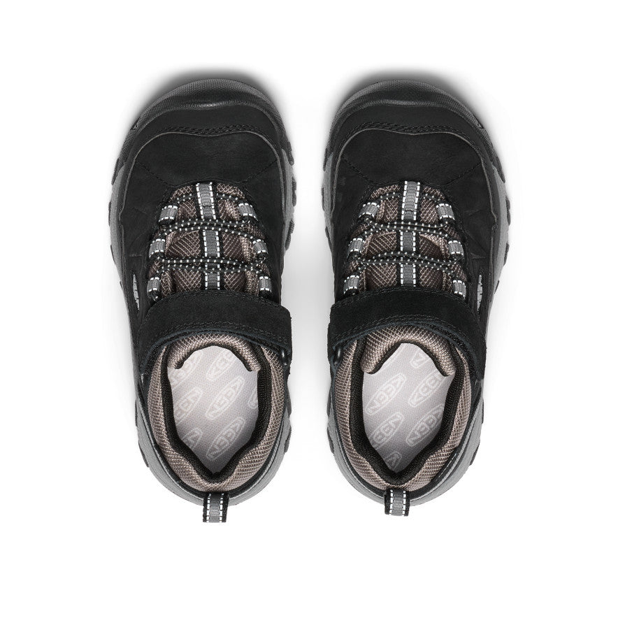 Keen - Targhee IV Waterproof Hiking Shoe - Little Kids -  Black/Steel Grey