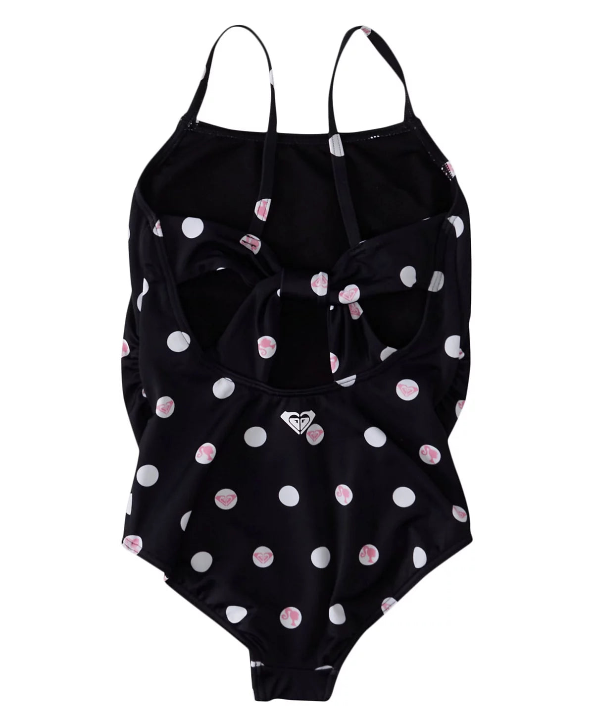 Roxy - Barbie Polka Dot Low Back One Piece  Swim Suit -  5Y