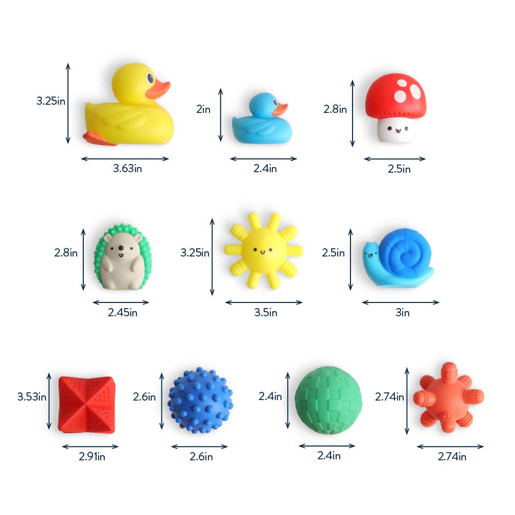 Itzy Ritzy - Itzy Splash Gift Set™ Soft Bath + Water Toys