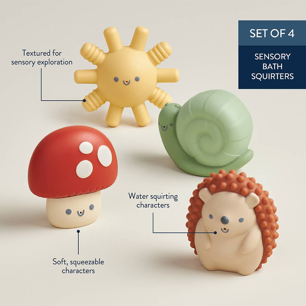 Itzy Ritzy Canada - Itzy Squirt™ 4-Pack of Soft Bath Toys