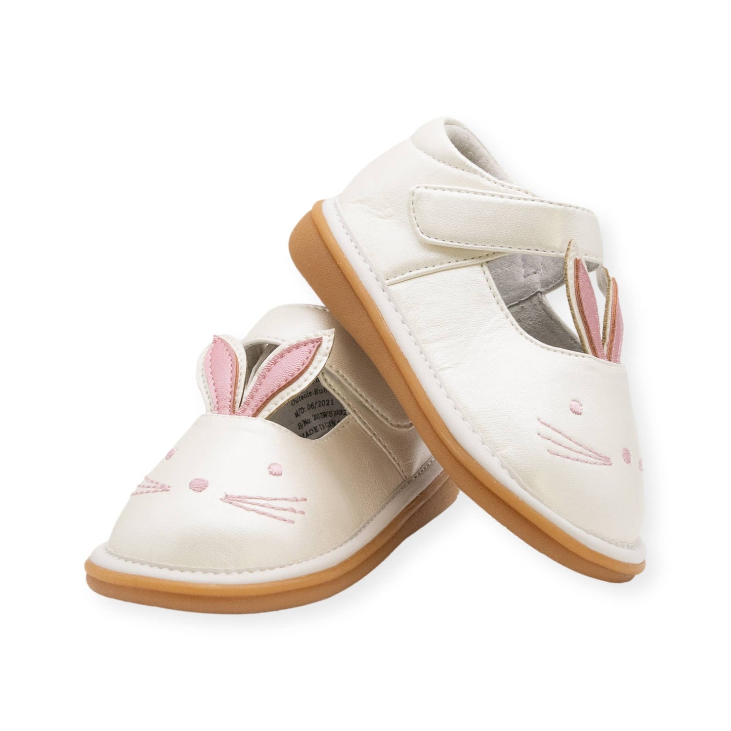 Wee Squeak Bunny Pearl White Shoes