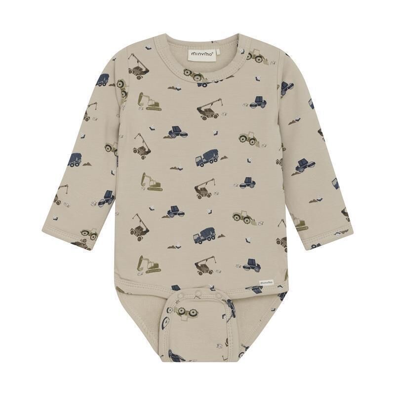 Minymo -Print on Cream Bodysuit - 3M