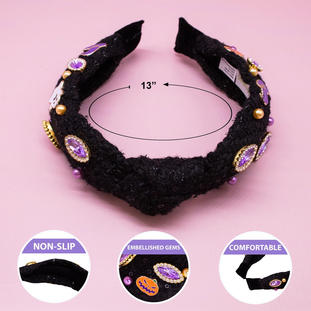 Frog Sac - Halloween Headband - Knotted Kids Girls Knot Headband
