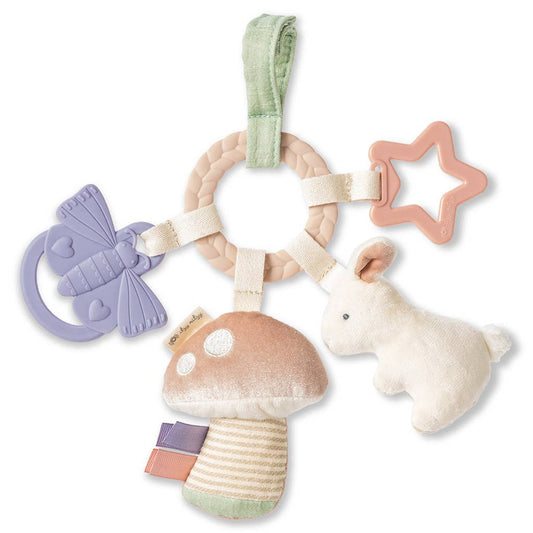 Itzy Ritzy - Bitzy Busy Ring™ Teething Activity Toy: Bunny