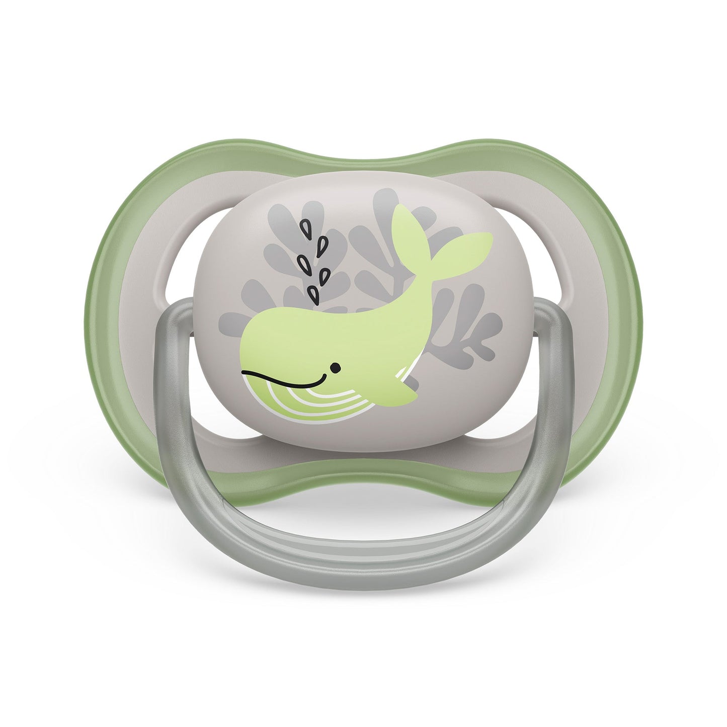 Philips Avent - Ultra Air Pacifier - 6-18m - Orange Turtle + Green Whale - 2 pack