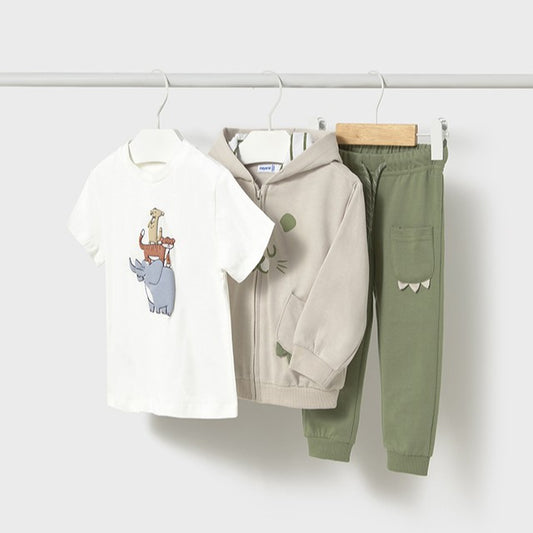 Mayoral Tracksuit Safari 3 Piece Set Toddler