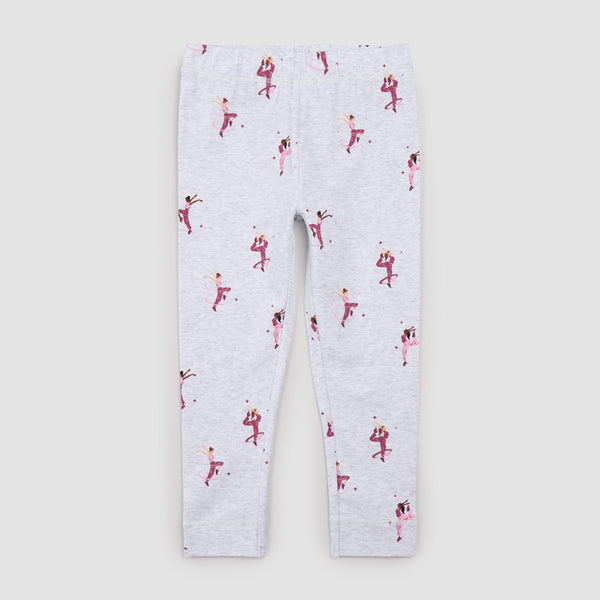 Miles The Label - Knit Legging in Light Heather Grey