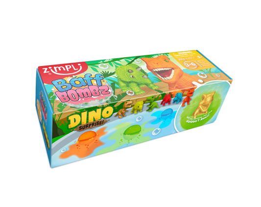 Zimpli Kids - Zimpli 3x Baff Bombz Dino Surprise Collectible Bath Bomb