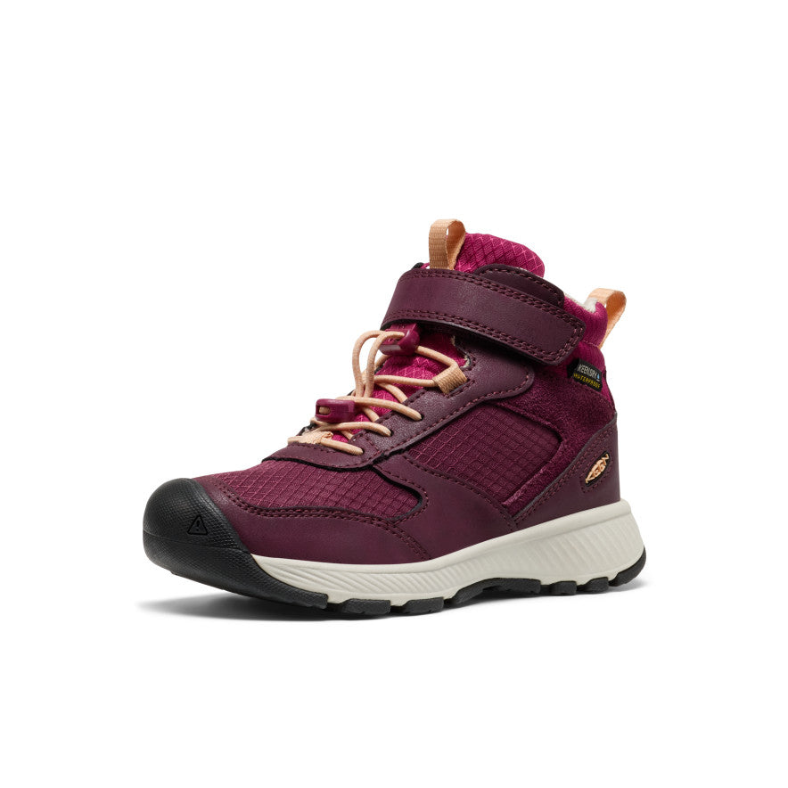 Keen - Skua Waterproof Boot - Little Kids - Fig/Peach Fuzz