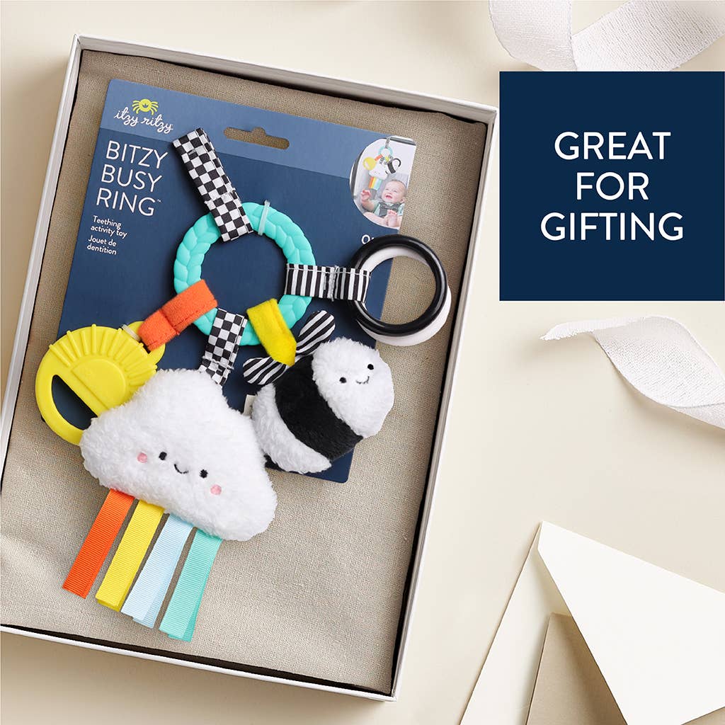 Itzy Ritzy - *NEW OPTION* Bitzy Busy Ring™ Teething Activity Toy: Farm
