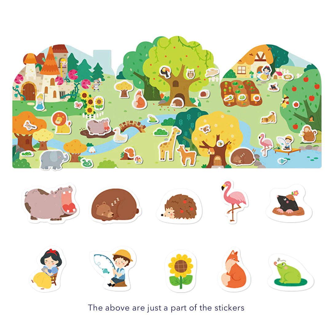 Mideer - Reusable Jelly Sticker Activity Book