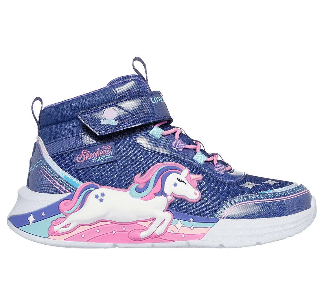 Skechers - S-Lights: Unicorn Chaser - Jumping Magic Mid Top Sneaker
