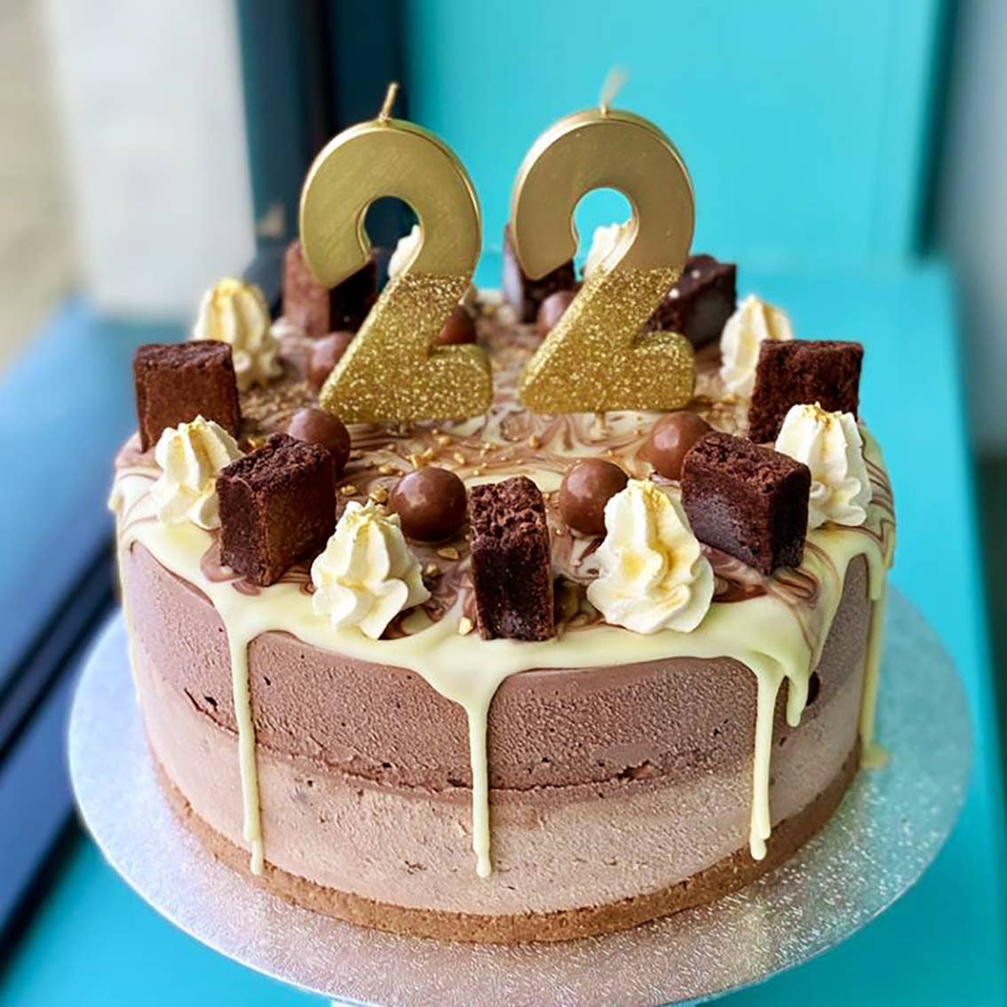 Talking Tables USA - Gold Glitter Birthday Number Candles | 0-9