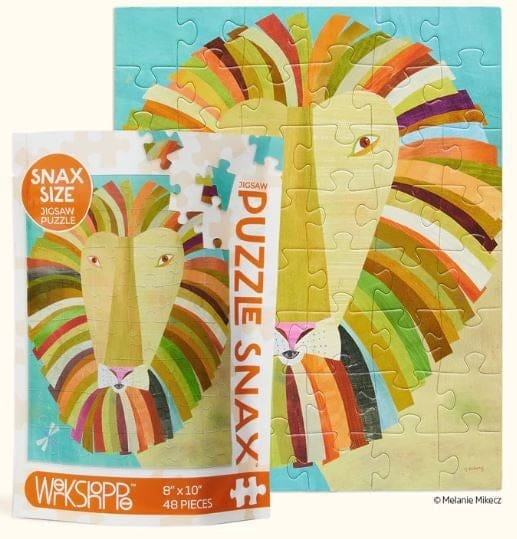 Werkshoppe 48 pc Puzzle Snax Colorful Lion