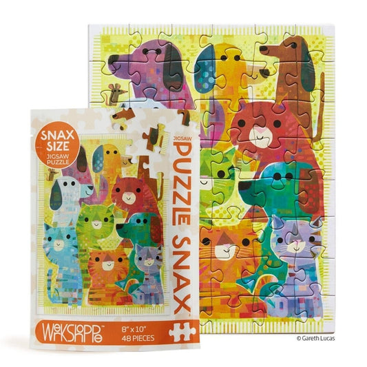 Werkshoppe 48 pc Puzzle Snax Tats and Dods Puzzle