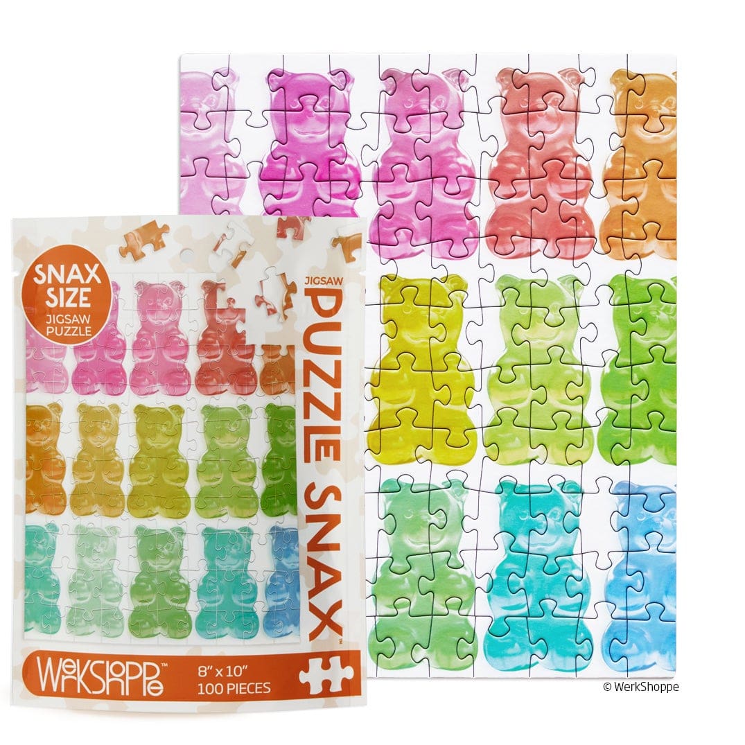Werkshoppe 100 pc Snax Puzzle Gummy Bears Puzzle