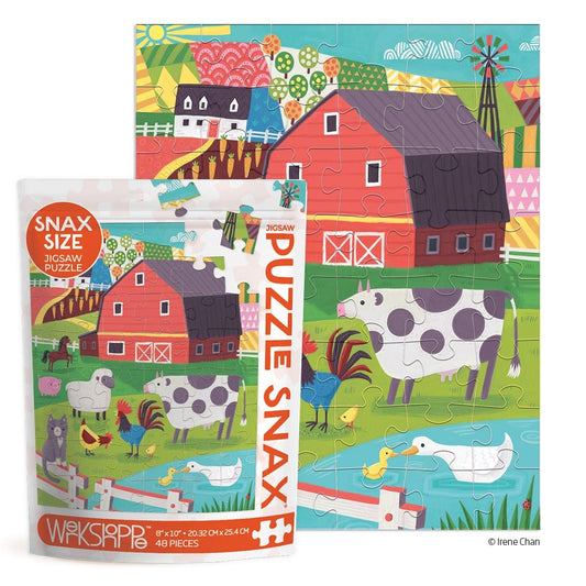 Werkshoppe 48 pc Puzzle Snax Farm Friends Puzzle