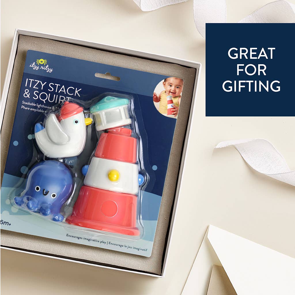 Itzy Ritzy - Itzy Stack & Squirt Bath + Water Toy