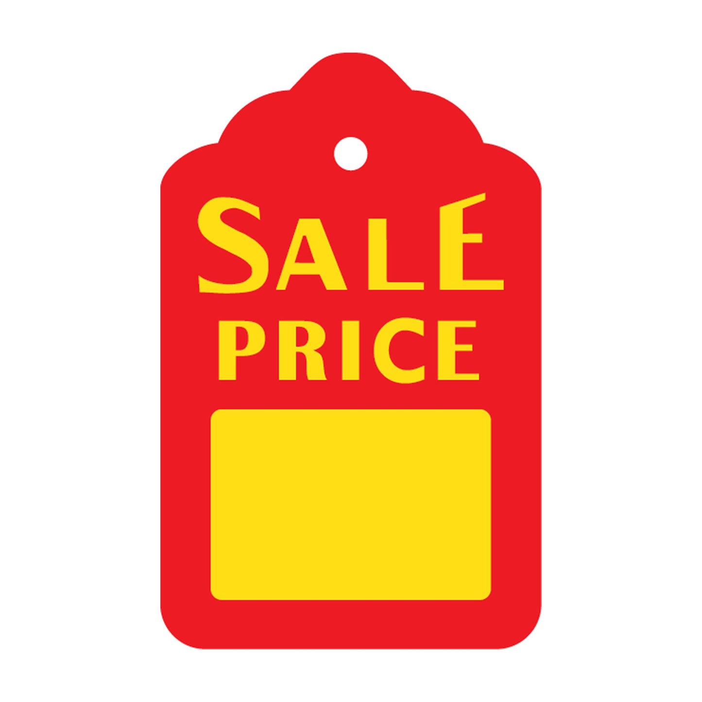 Suburban Sales - Retail Paper Hang Tags 1,000pcs/box