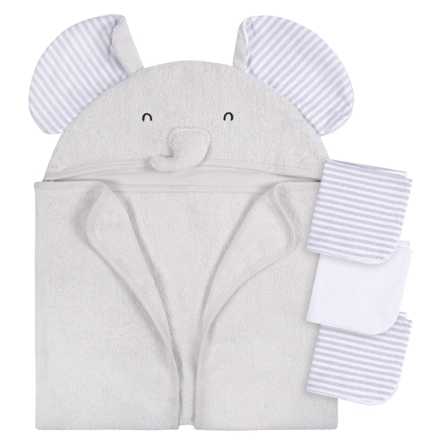 Gerber - 4pc Bath Set - Grey Elephant