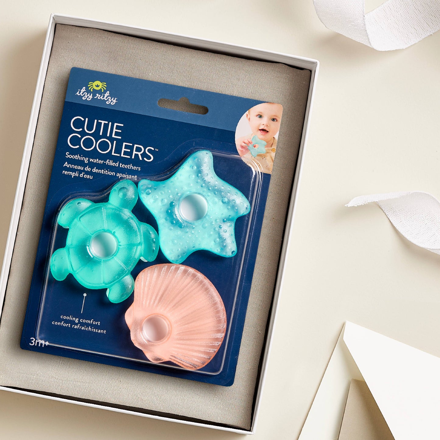 Itzy Ritzy - Cutie Coolers™ Water Filled Teethers (3-pack): Seaside
