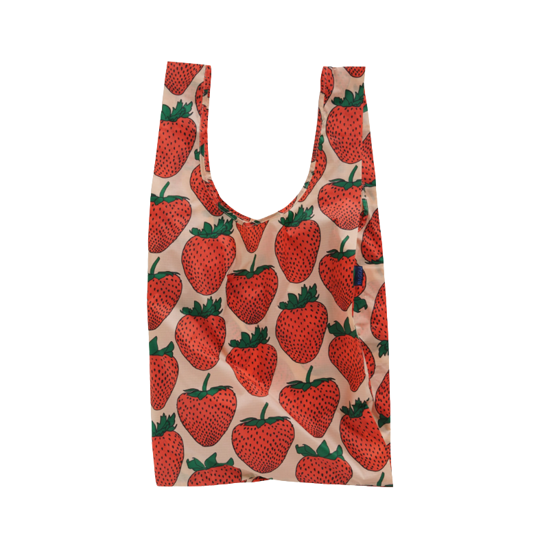 BAGGU Big Baggu Strawberry Tote Bag