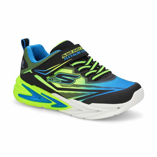 Skechers - Flex Glow Ultra - Blue/Lime Green