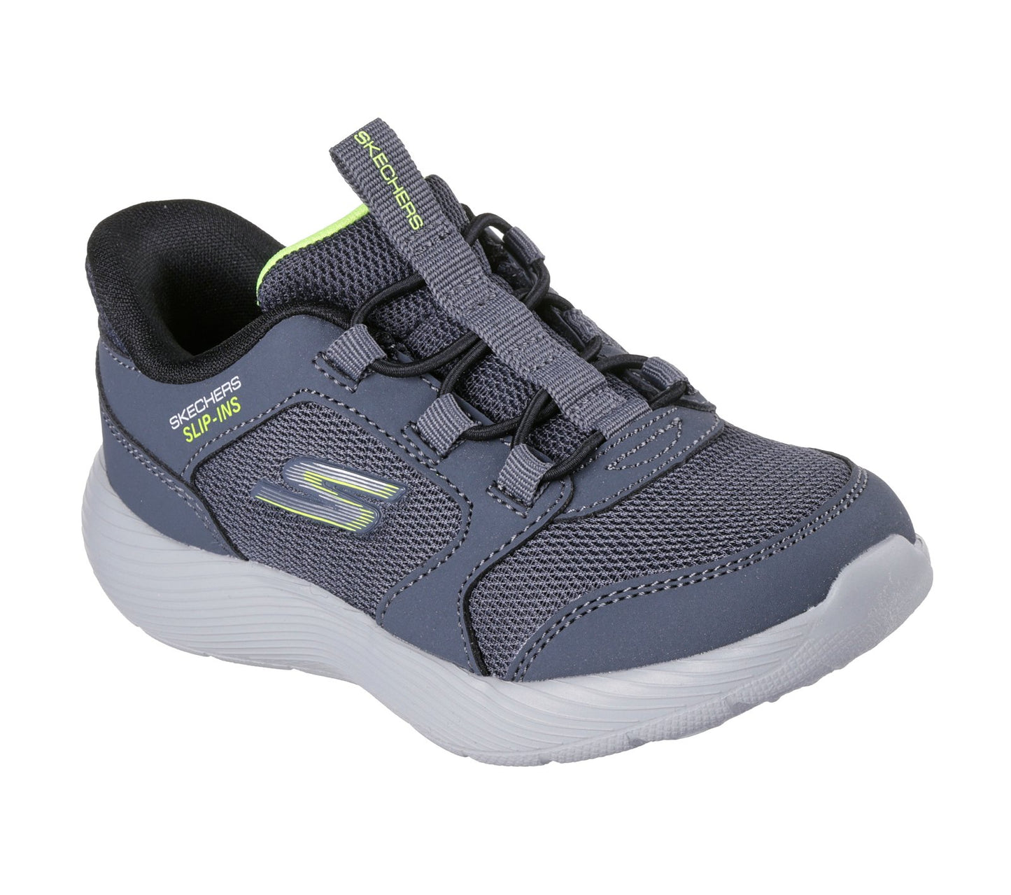 Skechers - Slip-ins Dyna-Lite Turbo-Brisk Buddies - CHARCOAL/BLACK