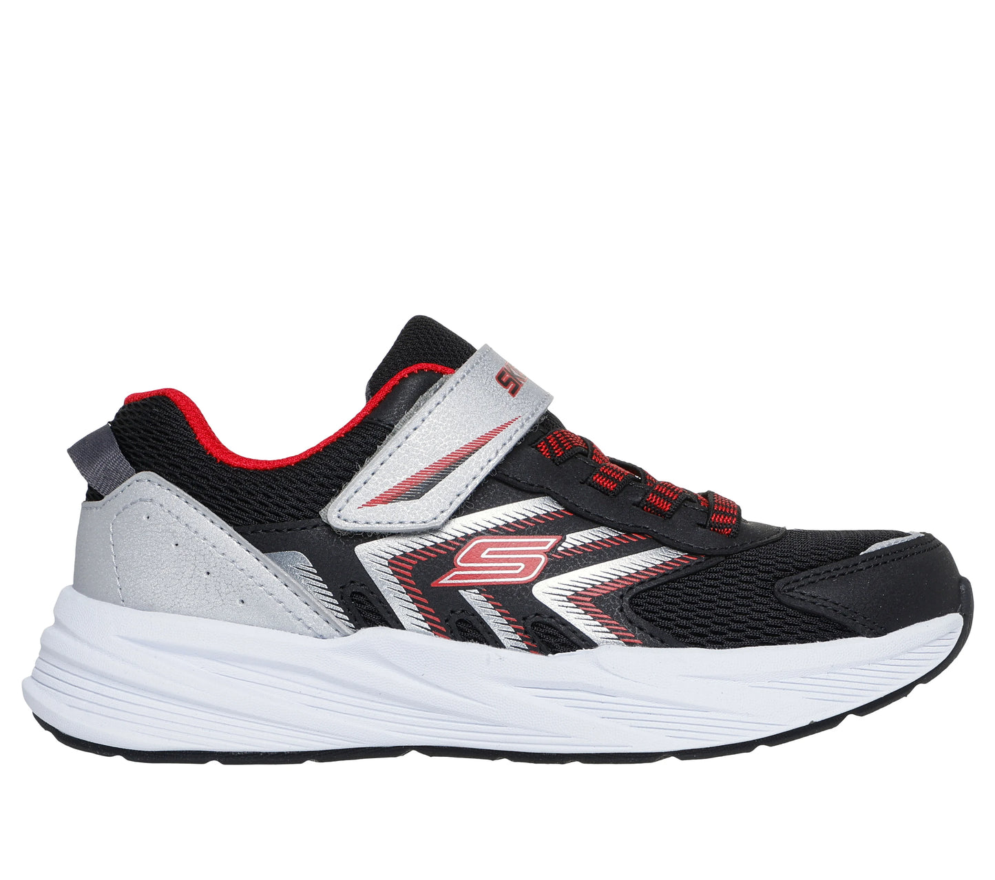 Skechers Microspec Tread Sneakers Black Red