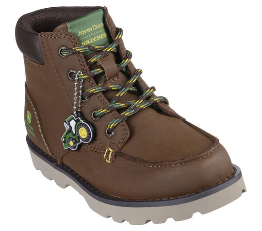 Skechers John Deere Bowland Rugged-Trail boot in Brown for boys
