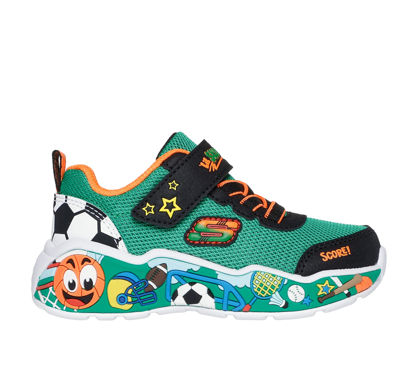 Skechers Play Scene Sneakers - GREEN / MULTI