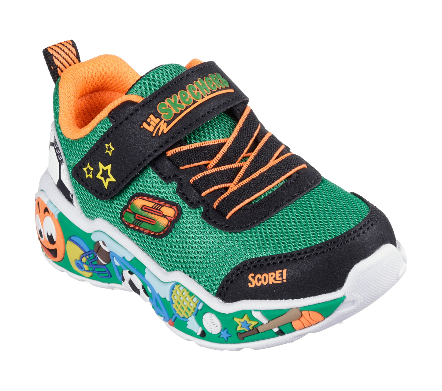 Skechers Play Scene Sneakers - GREEN / MULTI