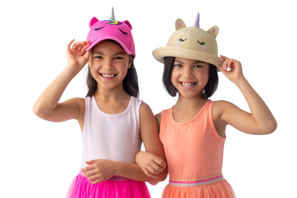 FlapJackKids - Kids Straw Hat - Unicorn