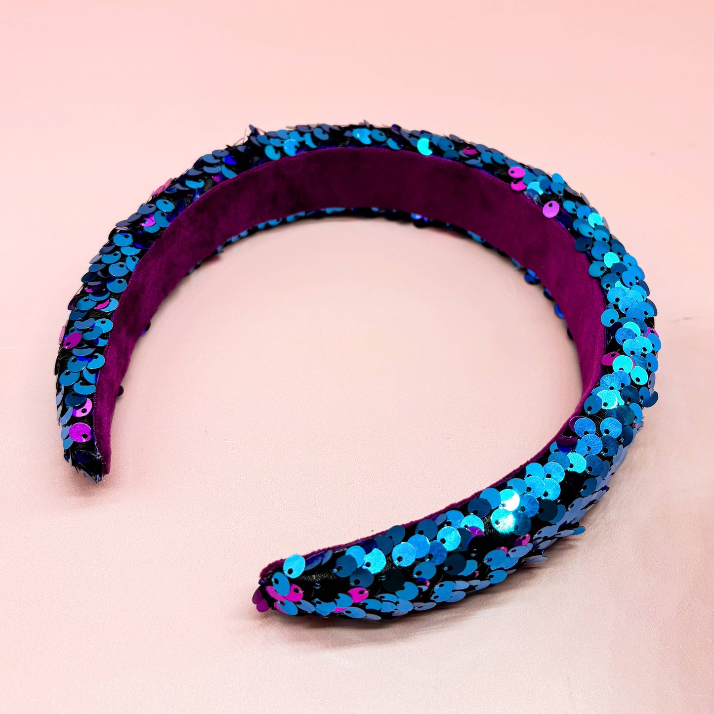 Frog Sac Reversible Sequin Headband, Kids Padded Hair Band