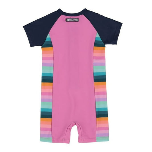 Nano One Piece Rashguard Swimsuit Pink/Rose